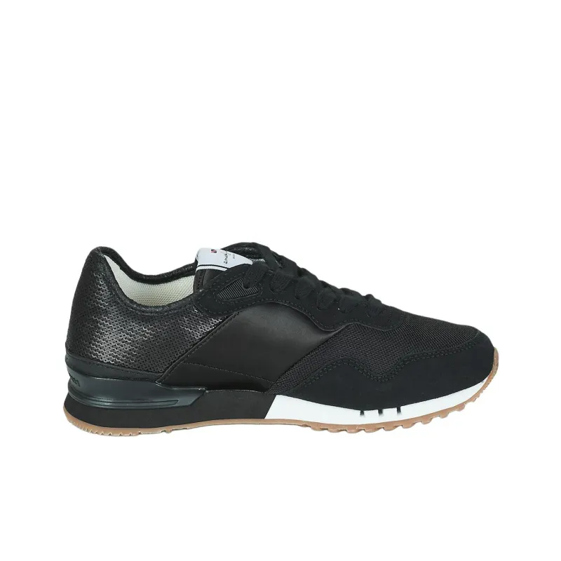 Pepe Jeans London Abrasion Resistant Low Top Casual Shoes Women's Black-1