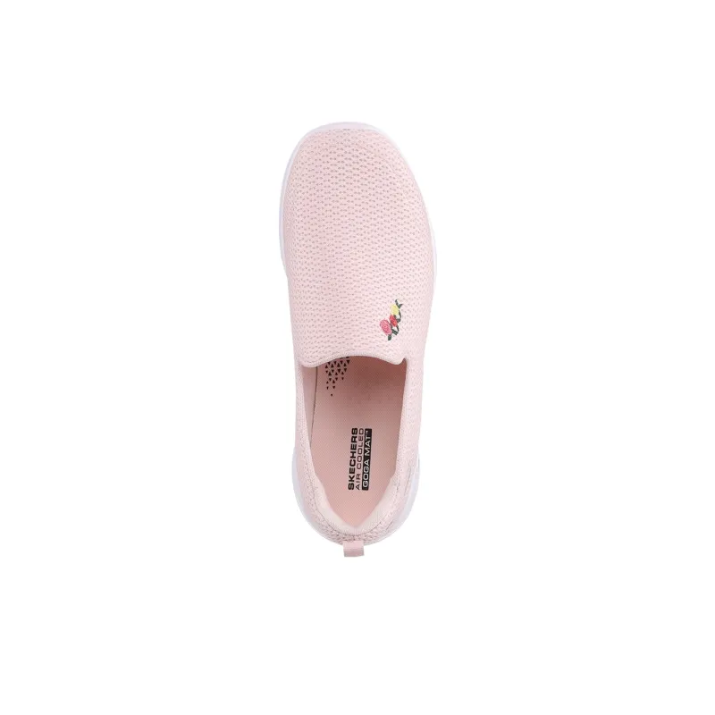 Skechers GO WALK Joy Abrasion Resistant Low Top Casual Shoes Women's Pink-3