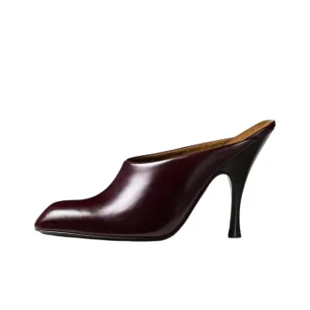 KHAITE Closed Toe Slippers Women's Burgundy