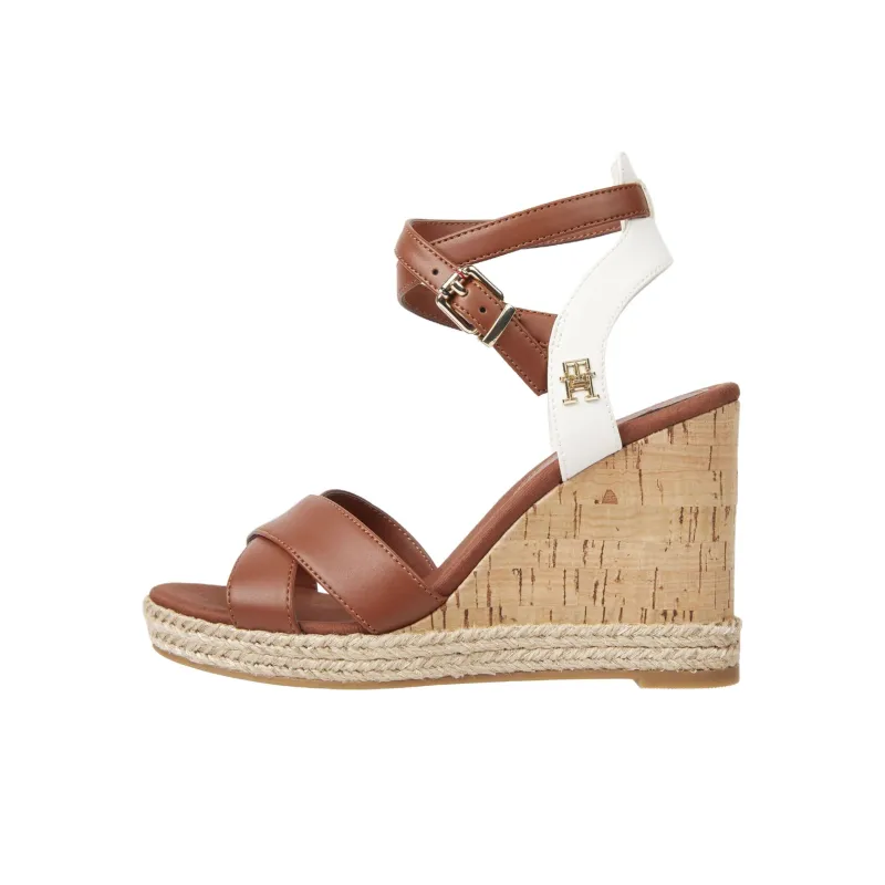 Tommy Hilfiger One Strap Sandals Women's Brown-0