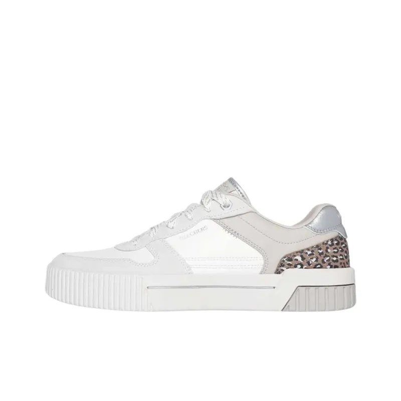 Skechers Jade Abrasion Resistant Low Top Skateboard Shoes Women's White-0