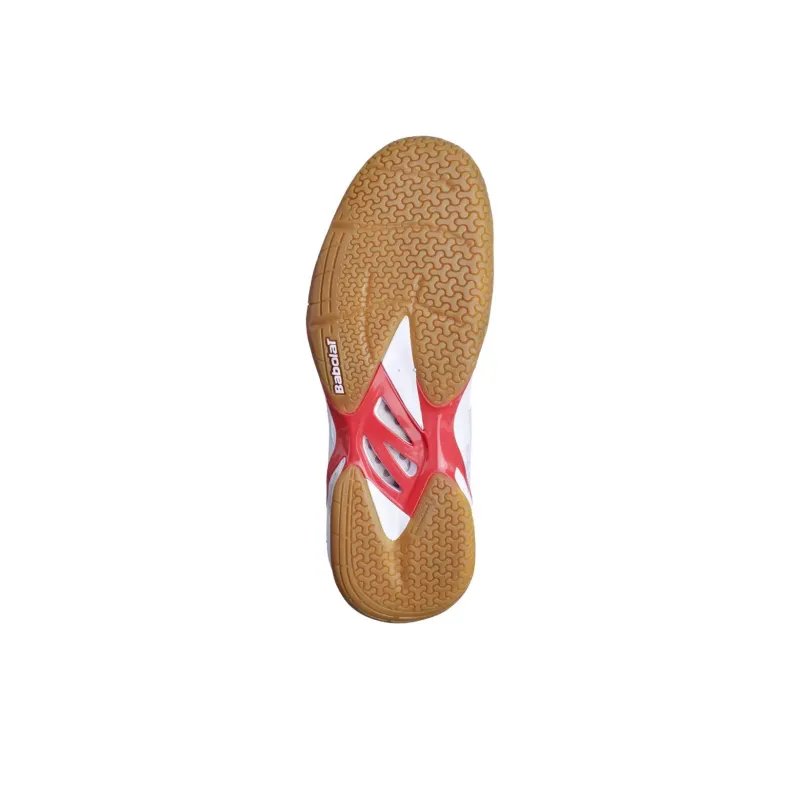 Babolat SHADOW SPIRIT Abrasion Resistant Low Top Badminton Shoes Women's White Red-2