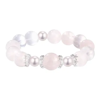 ZHOUBAIFU Crystal Jade Bracelets Women's