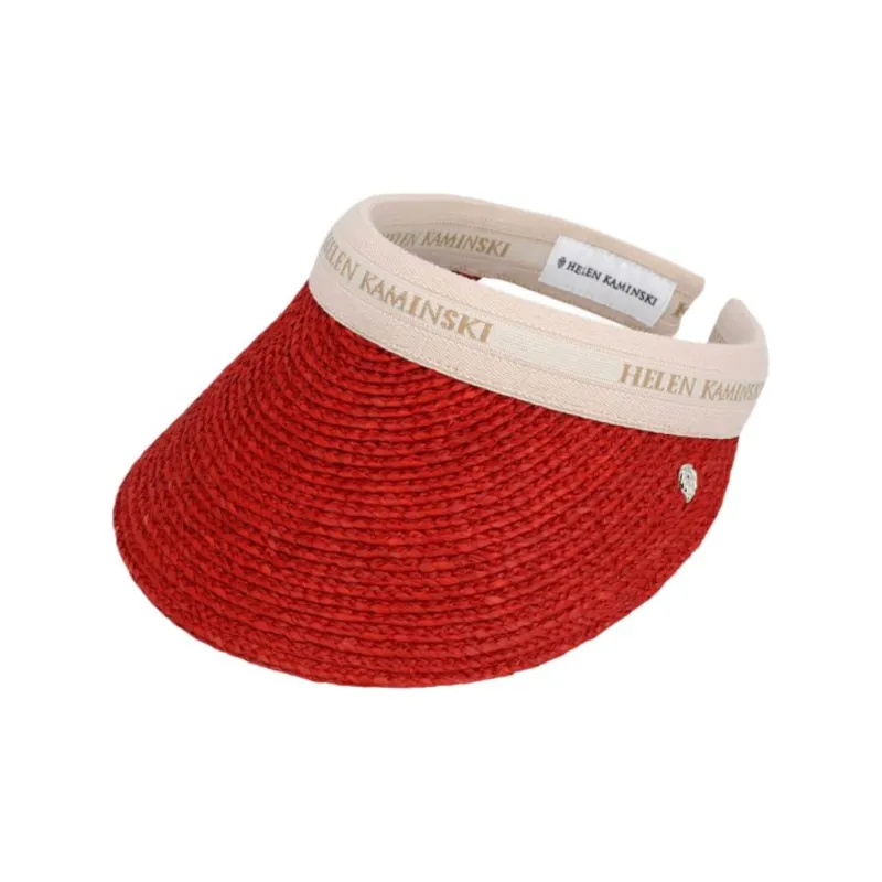 HELEN KAMINSKI Rayon, Cotton, Polyester, Nylon, Elastane Sun Protection Hats Unisex Red-3