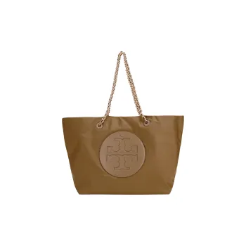 TORY BURCH Ella Recycled Nylon Tote Bag Shopping Bag Handbag Shoulder Bag Women's Reddish Umber