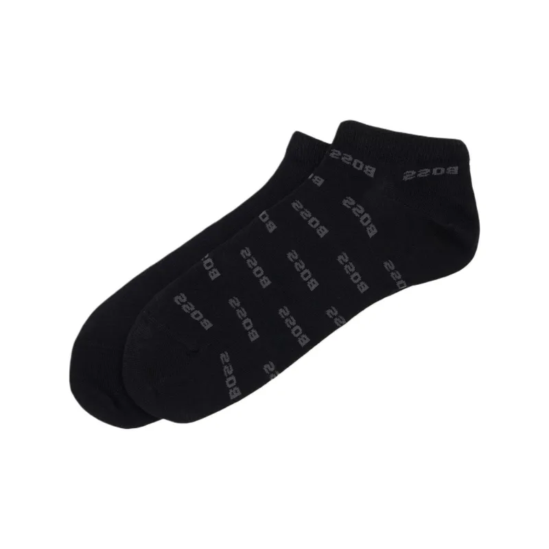HUGO BOSS Ankle Socks Men's 2 Pack Black-0