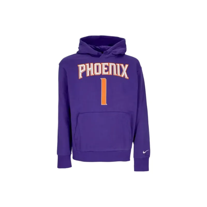 Nike Nba Phoenix Suns Devin Booker Essential Fleece Pullover Loose Fit Hoodie-0