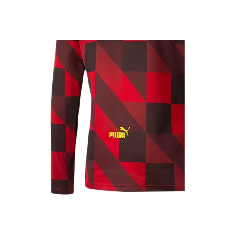 PUMA Manchester City F.C. Soccer Jersey Men's Tango Red/Puma Black-3