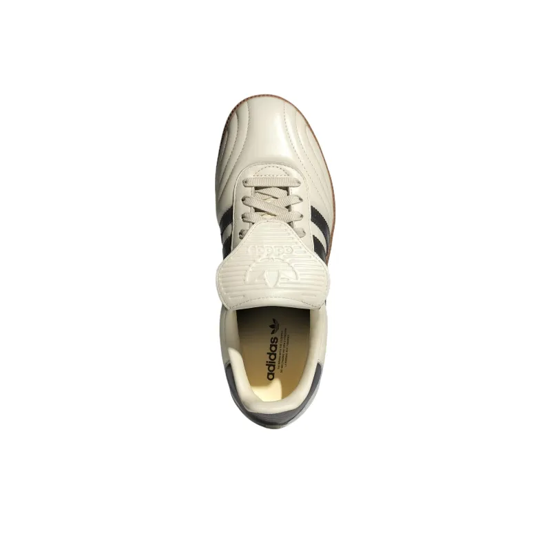 Adidas Originals Samba LT Abrasion Resistant Low Top Skateboard Shoes Women's Beige Black-1