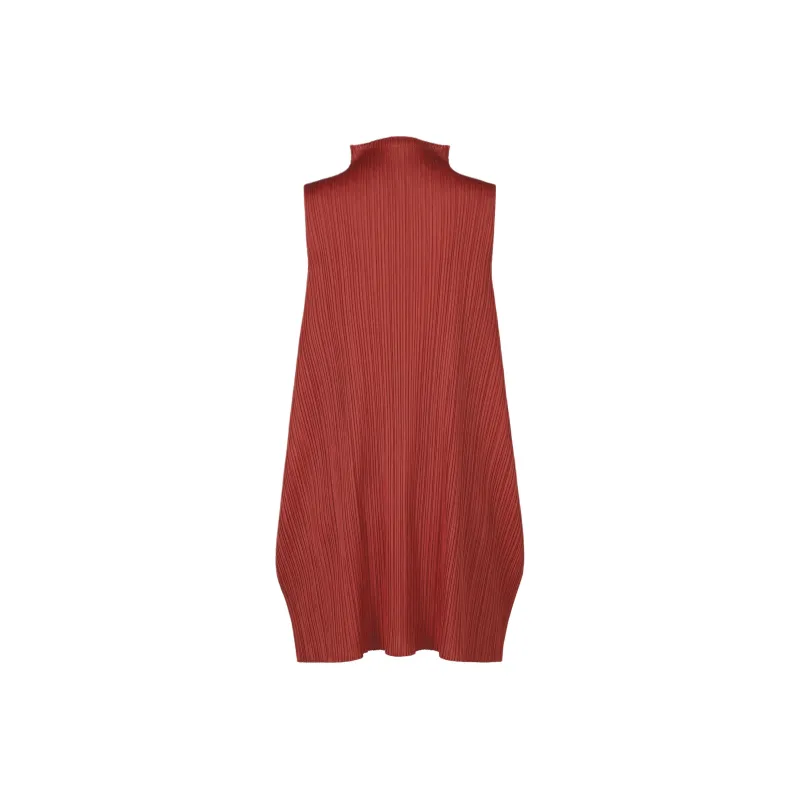 PLEATS PLEASE ISSEY MIYAKE T Shirt Women's Dark Red-1