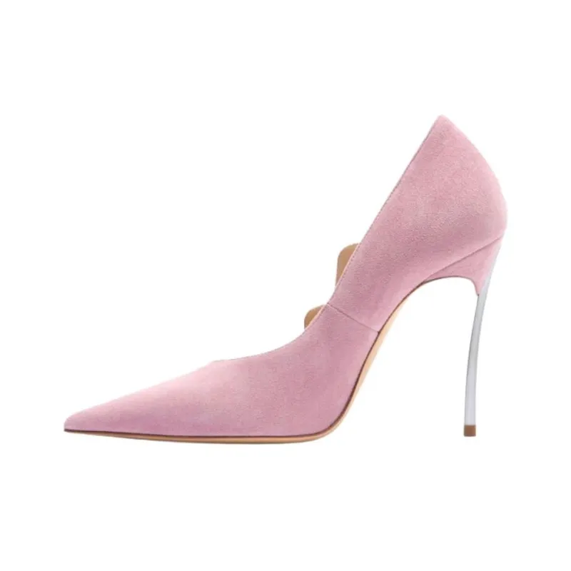 Casadei Superblade Slim Heel High Heels 10cm Women's Pink-2
