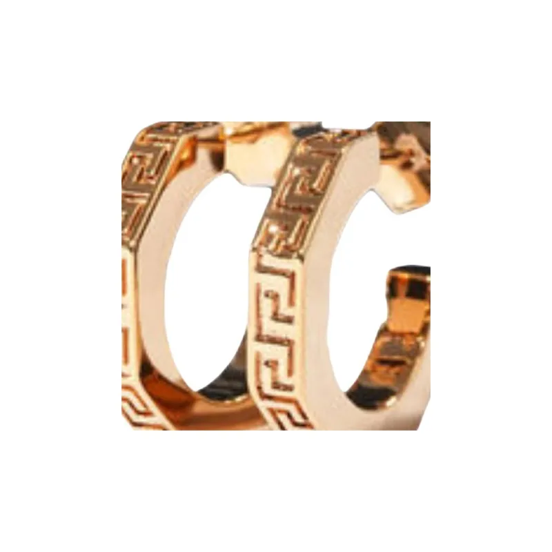 VERSACE Metal Earrings Women's Gold-2