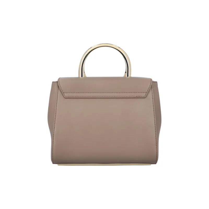 Furla Leather Envelope Bag, Shoulder Bag, Crossbody Bag, Handbag Mini Women's Taupe-2