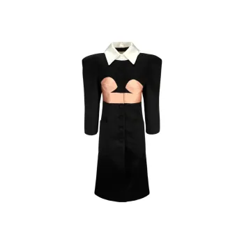 GUCCI Long Sleeved Dress Women's Black
