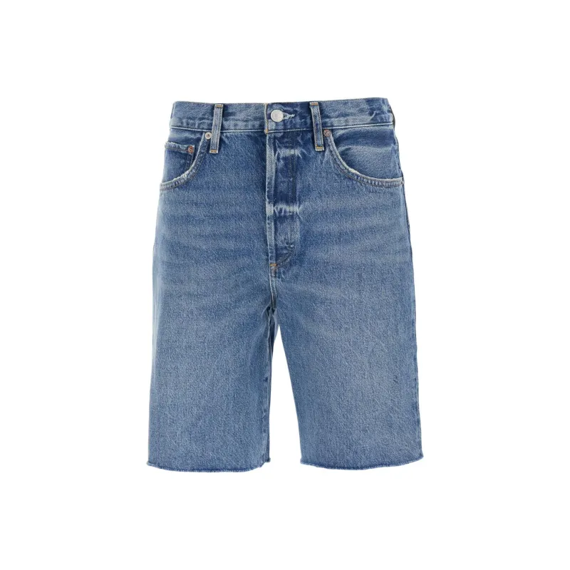 AGOLDE Denim Shorts Women's Blue-0