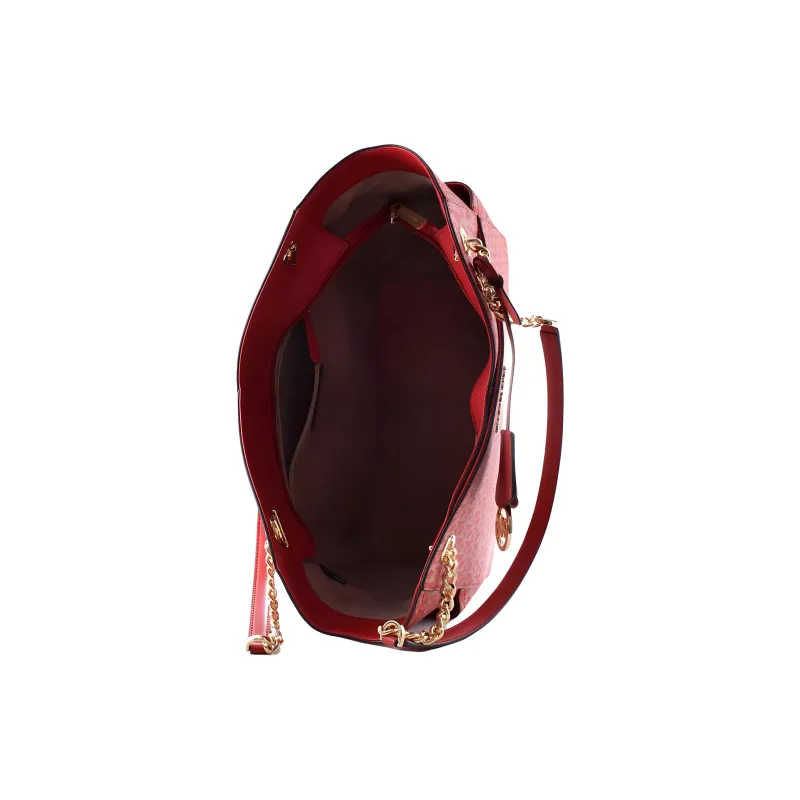 MICHAEL KORS Leather Shoulder Bag Women's Red-2