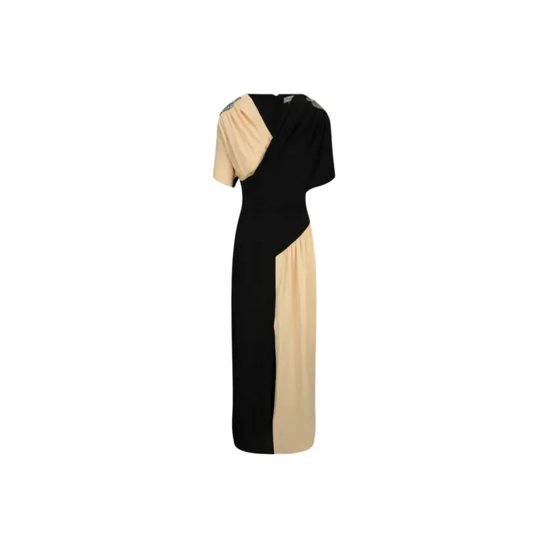 GUCCI Short Sleeved Dress Women's Black-0