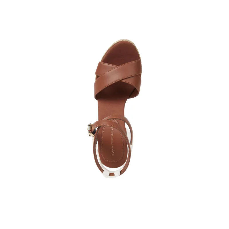 Tommy Hilfiger One Strap Sandals Women's Brown-2
