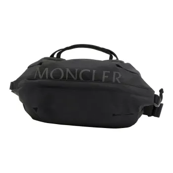 Moncler Polyamide Sling Bag, Fanny Pack Men's Black