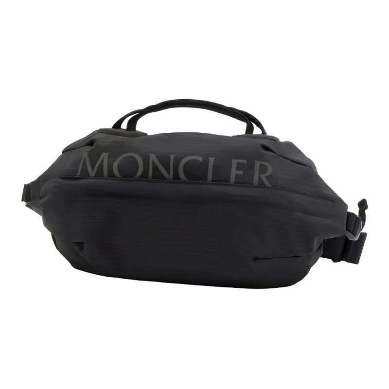 Moncler Polyamide Sling Bag, Fanny Pack Men's Black-0