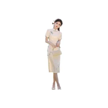 Mu Xiao Xin Cheongsams Women's White