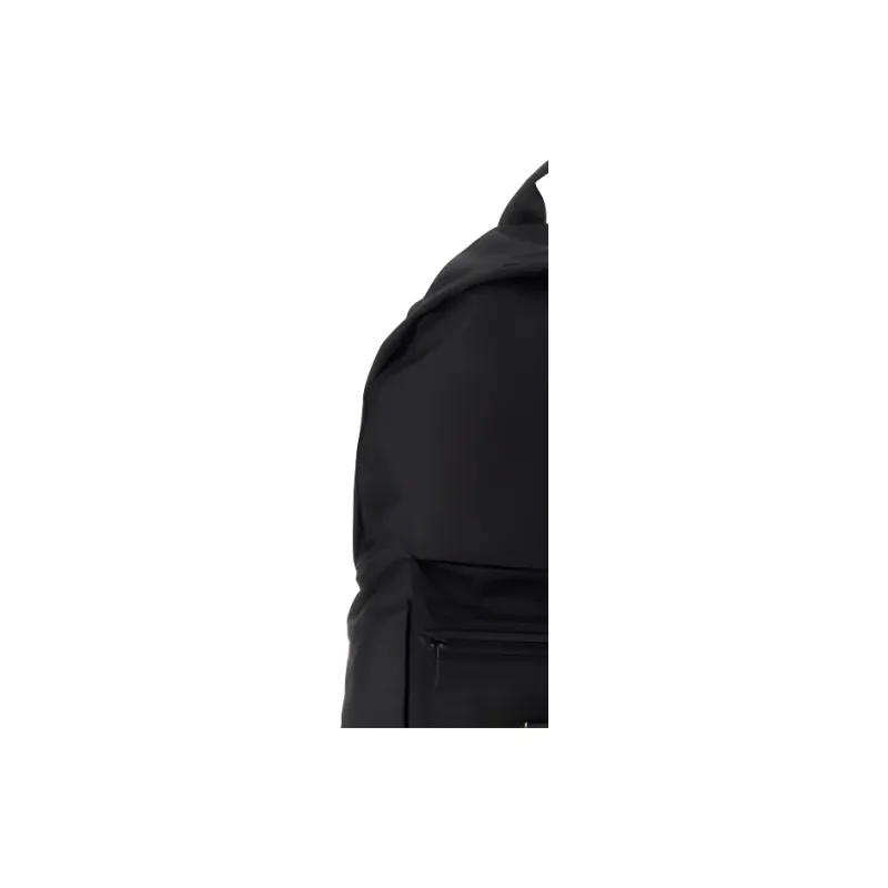 MSGM Polyamide Nylon Backpack Unisex Black-4
