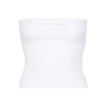 WARDROBE.NYC Strapless Top Women's White