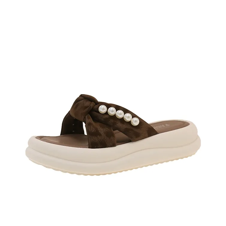 PARK DANCE Quiet Abrasion Resistant Slide Slippers Women's-12