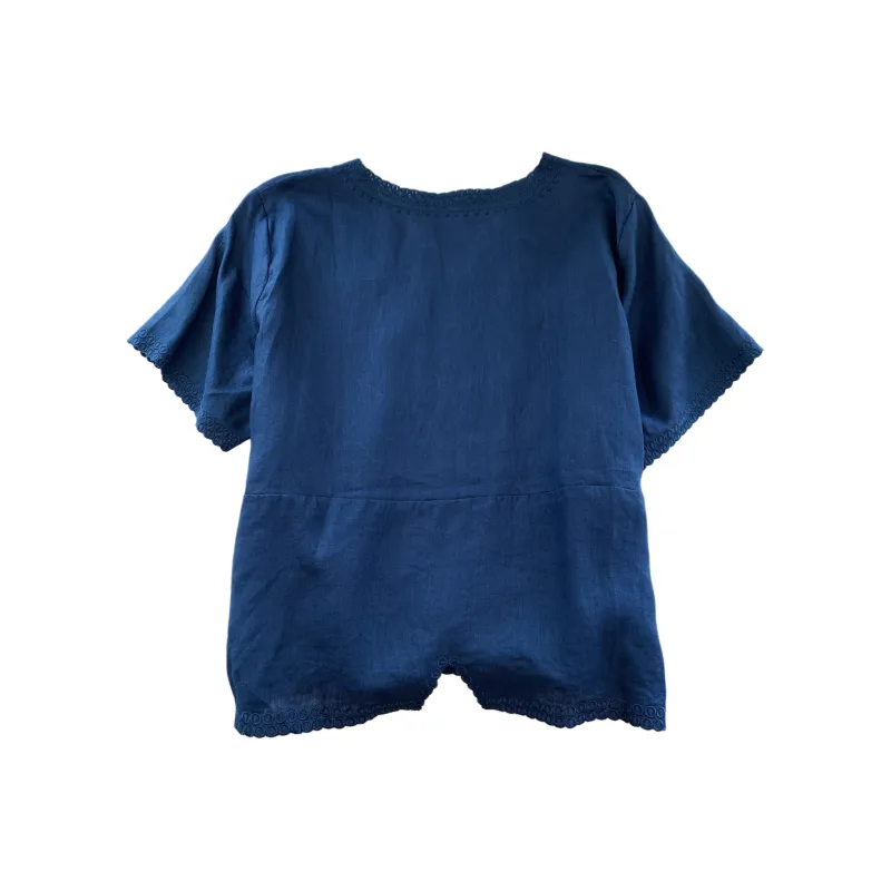 OUBO Shirts Women's Navy Blue-1