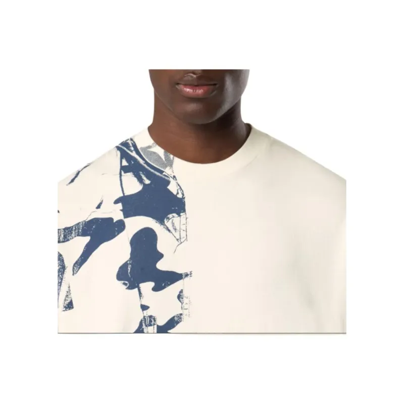 STONE ISLAND Camouflage print T shirt-4