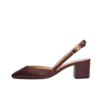 Tommy Hilfiger Chunky Heel High Heels 5.3cm Women's Red