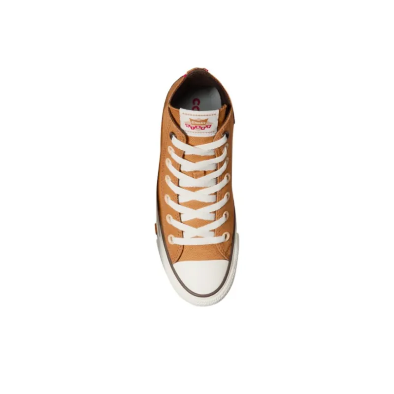 Converse Chuck Taylor All Star Anti Slip Wear Resistant High Top Canvas Shoes Women's Yellow-3