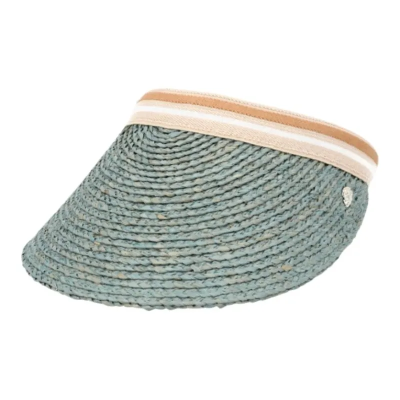 HELEN KAMINSKI Raffia, Cotton, Polyester, Polyamide, Elastane Sun Protection Hats Women's Blue-1