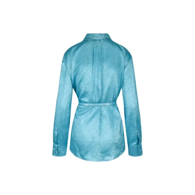 GUCCI Shirts Women's Blue-1