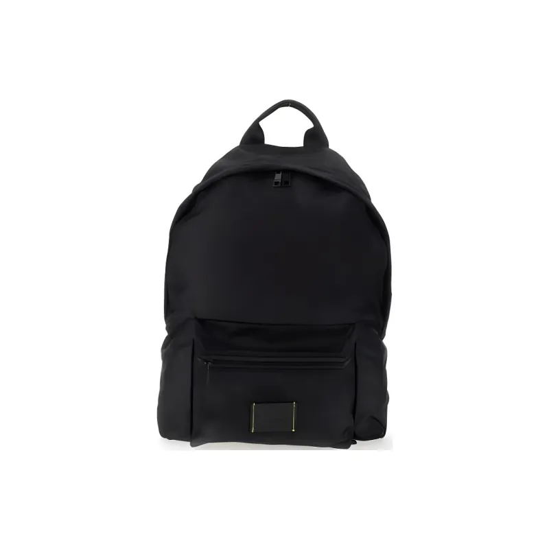 MSGM Polyamide Nylon Backpack Unisex Black-0