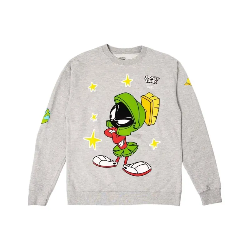 BAIT X Marvin The Martian Stars Crewneck Sweatshirt-0