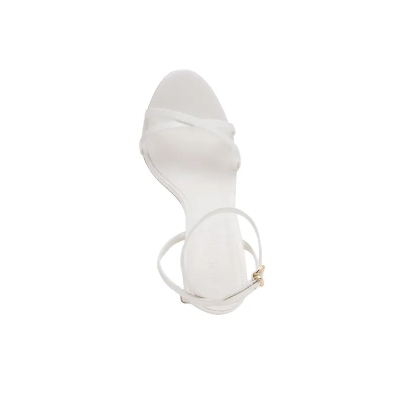 STEVE MADDEN Jypsey One Strap Sandals Women's White-2