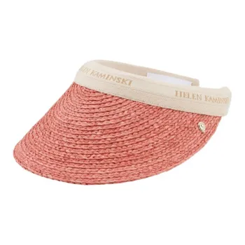 HELEN KAMINSKI Raffia, Cotton, Polyester, Polyamide, Elastane Sun Protection Hats Unisex Pink