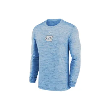 JORDAN North Carolina Sideline Velocity Men's JORDAN Brand Dri FIT College Long Sleeve T Shirt
