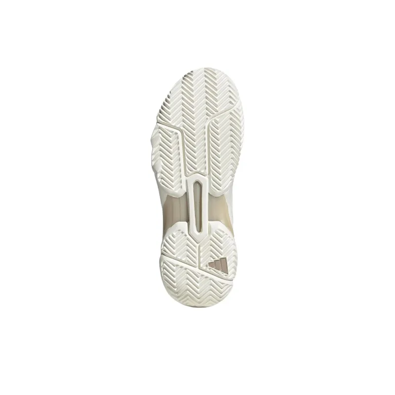 Adidas CourtJam Control 3 Abrasion Resistant Low Top Tennis Shoes Women's White Black-3