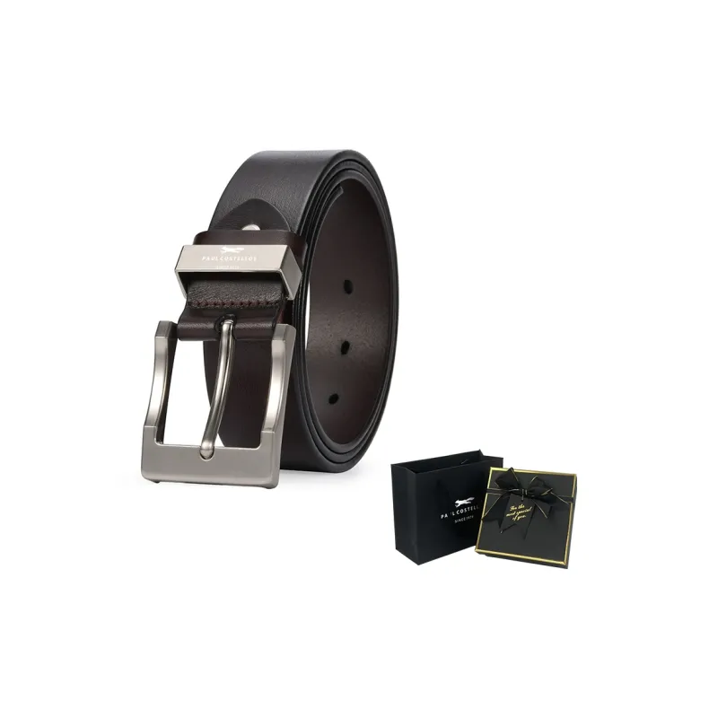 PAUL COSTELLOE Cow Leather Belts Unisex 3.8cm-5
