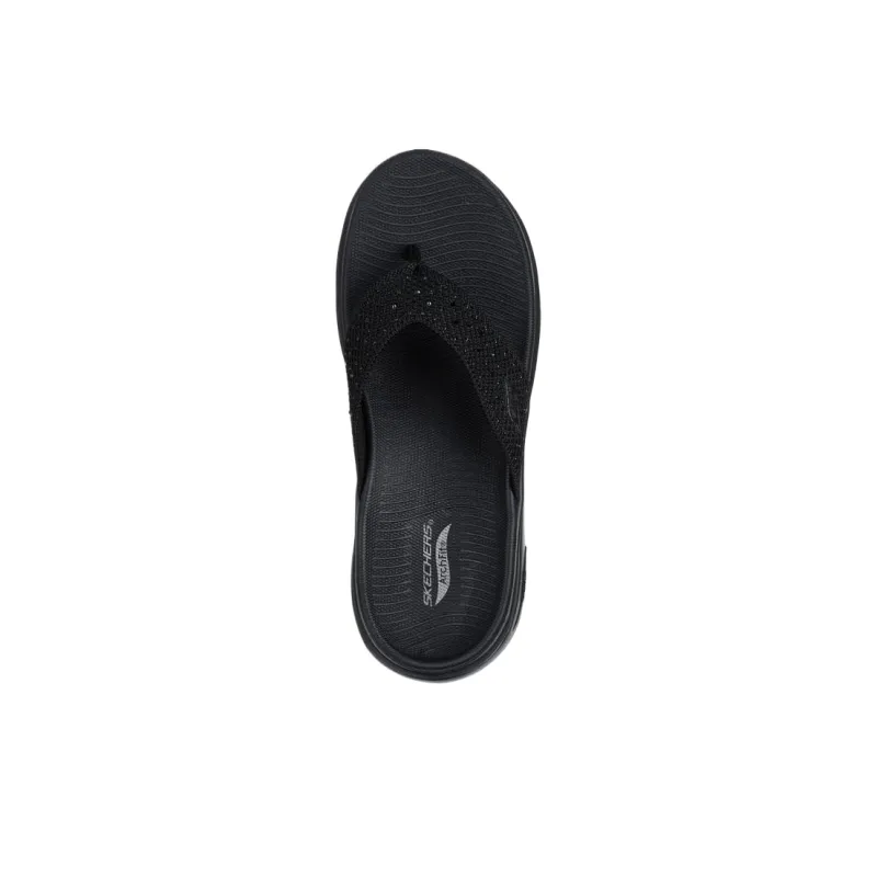 Skechers GO Walk Arch Fit 2.0 Flip Flops Women's Black-4
