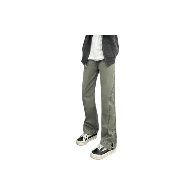 MORii Cargo Pants Unisex Olive Green-0