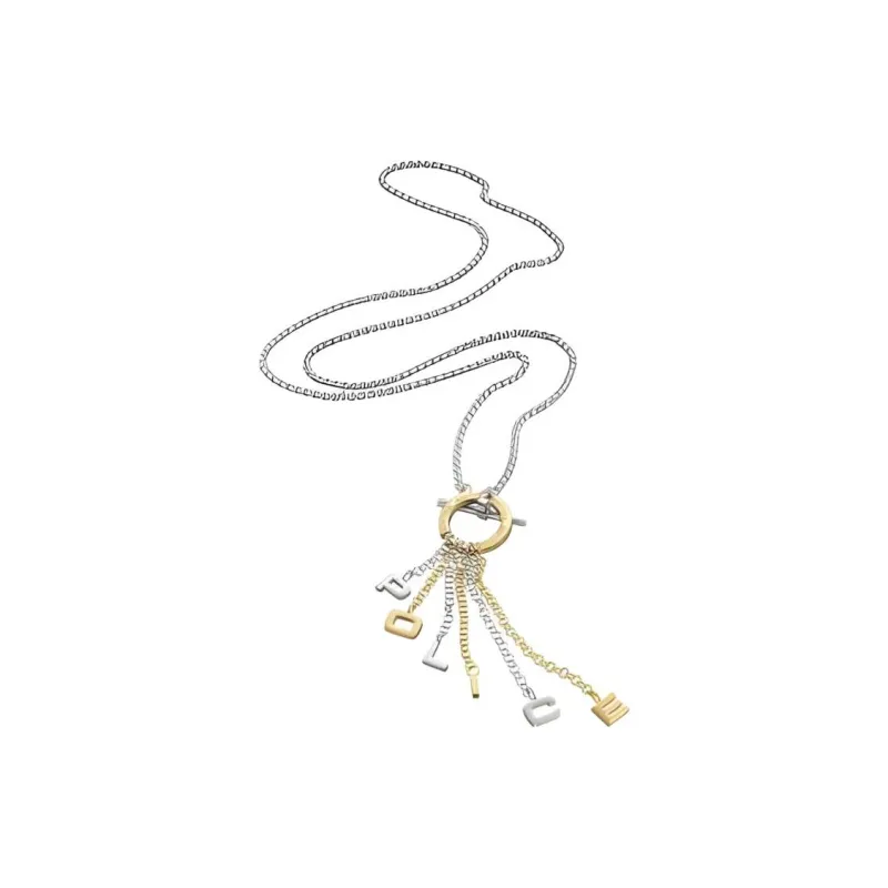 Police Stainless Steel Necklaces Women's Silver-0