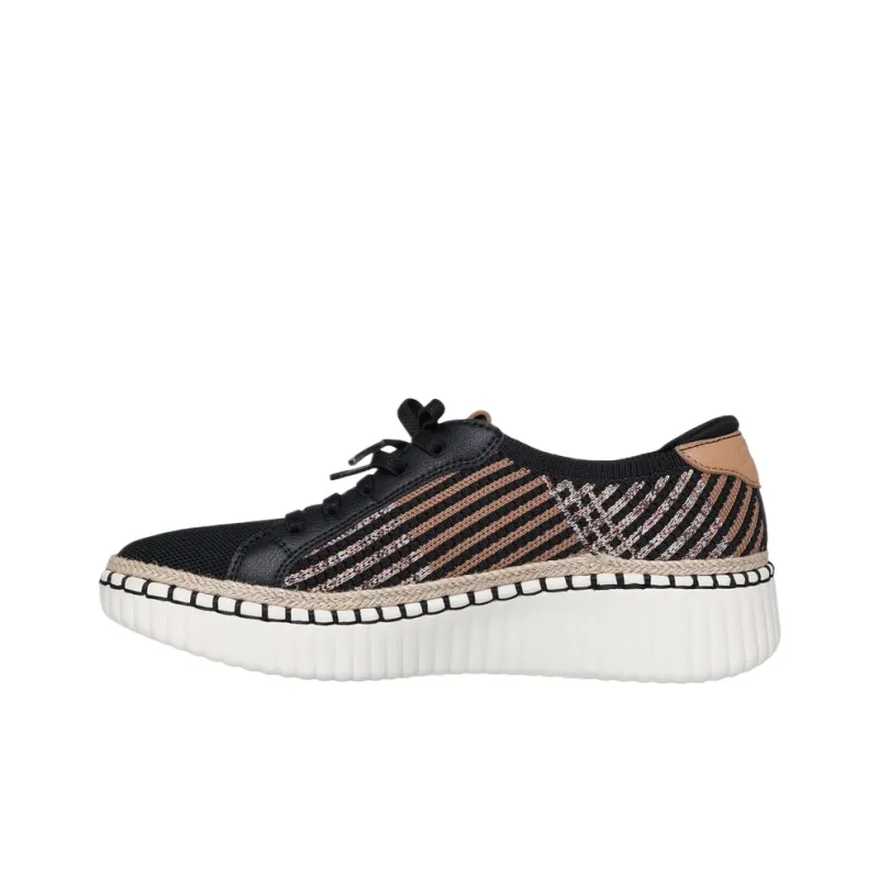 Skechers Wilshire Blvd Low Top Casual Shoes Women's Brown Black-2