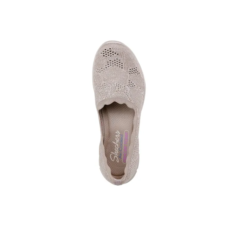 Skechers Seager Abrasion Resistant Low Top Casual Shoes Women's Beige-3