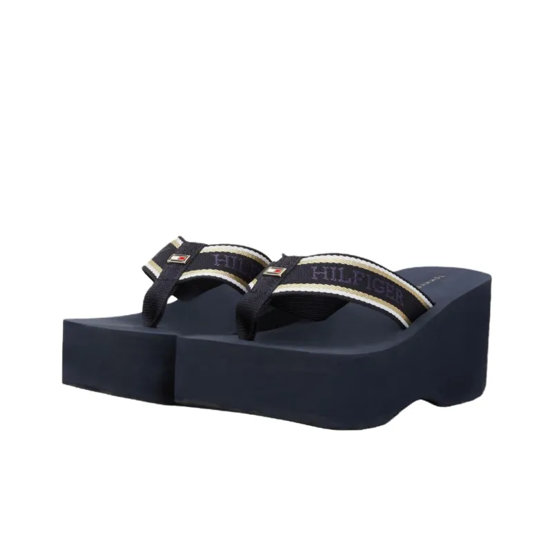Tommy Hilfiger Flip Flops Women's Blue-2