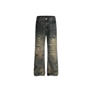F.K.V.A Jeans Unisex Yellow Mud