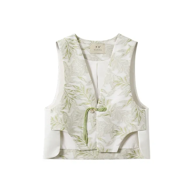 SHUXI Vest Women's Mirror Lake Green-0