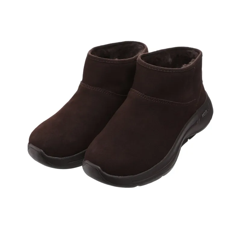 Skechers Go Walk Arch Fit Ankle Boots Women's Brown-2
